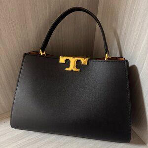 Tory Burch Eleanor Black Leather Bag
